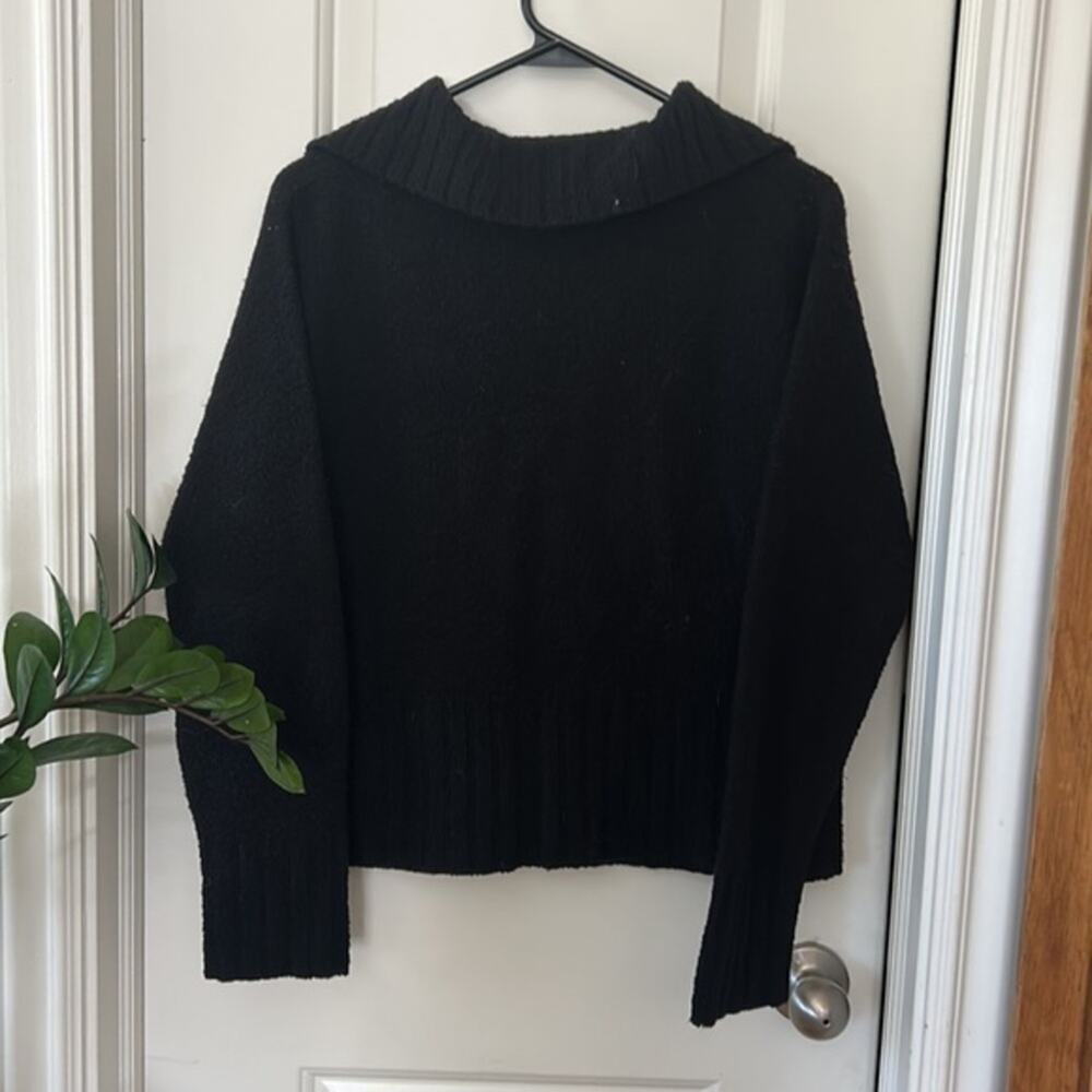 Eileen Fisher Pullover Collared 90%Wool Blend Sweater. Size M — image 3 of 8